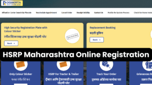 HSRP Maharashtra Online Registration