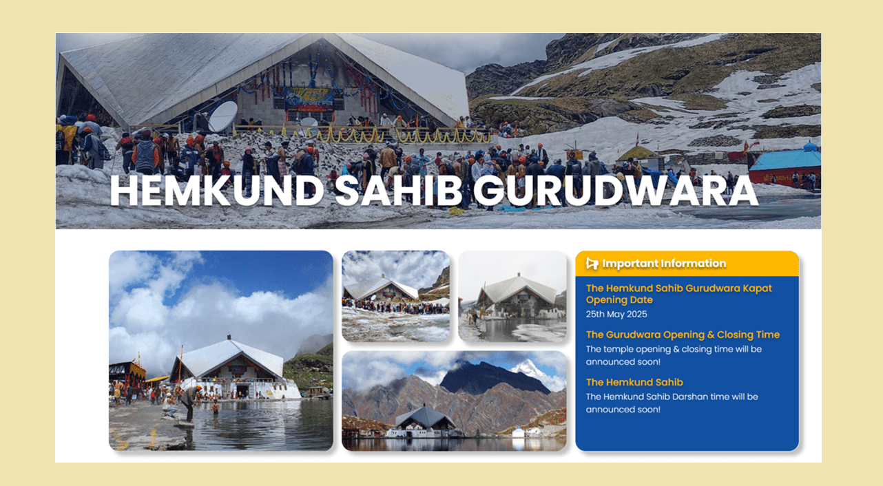 Hemkund Sahib Yatra 2025 Opening and Closing Dates